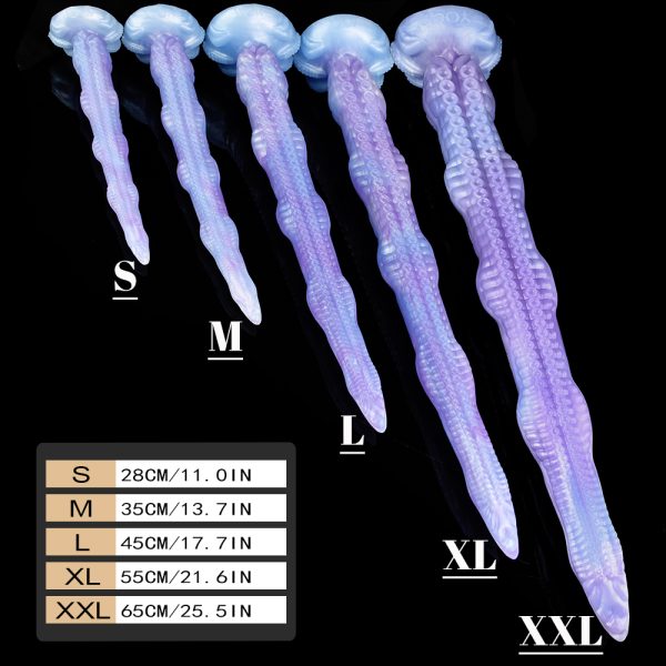 YC-2155 Monster Octopus Tentacle Silicone Long Dildo - Image 5