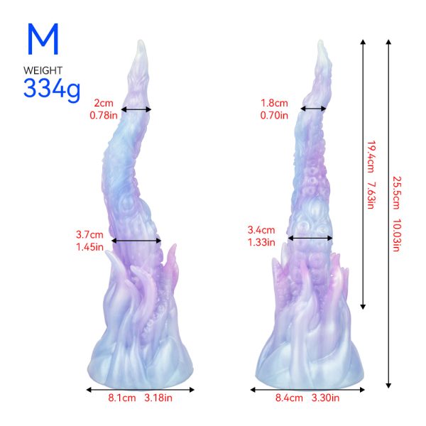 DL-C2008 Second Dimension Deer Penis  Silicone Dildo For Woman - Image 7