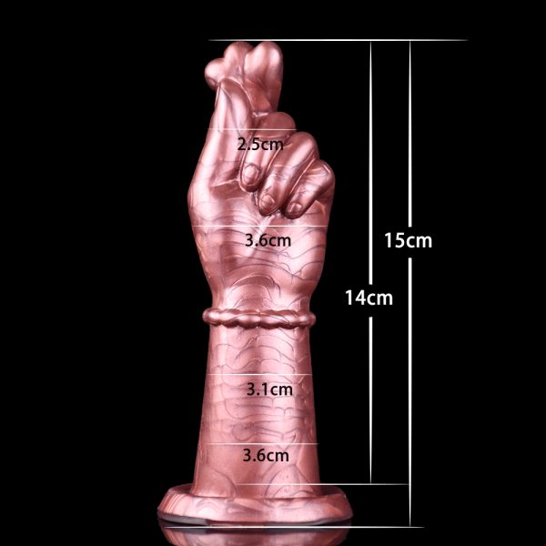 SXXY8010DA Heart-to-heart Gesture Big Dildo Soft Silicone Dildo For Women Vaginal Massage Masturbator - Image 6