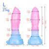 DL-C2002 Sakura Blue Silicone Gradient Luminous Dildo Female Masturbation - Image 7
