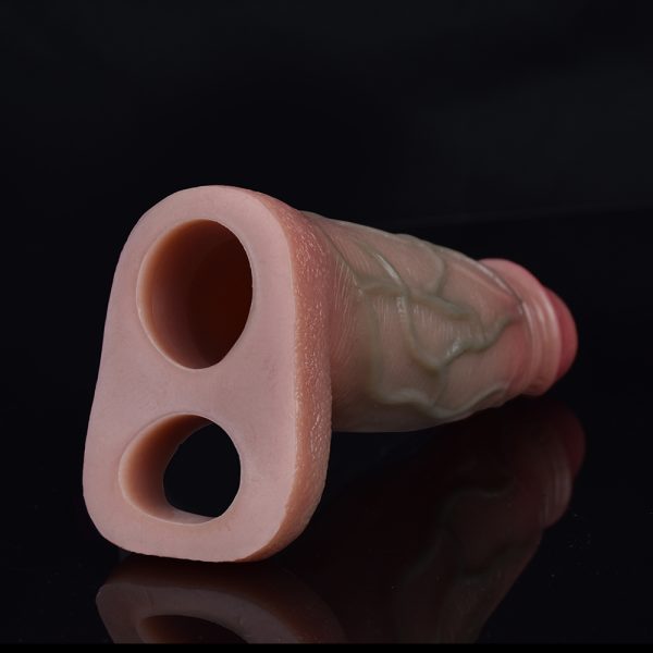 FAAK-G1113 Male Reusable Silicone Condom Cock - Image 6