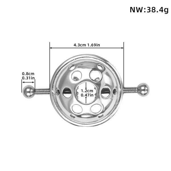 QKKQ-C8033 Nipple Clamps Spinning Diffuse Cover - Image 2
