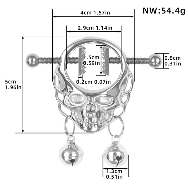 QKKQ-C8034 Nipple Clamps Fearful Face - Image 2