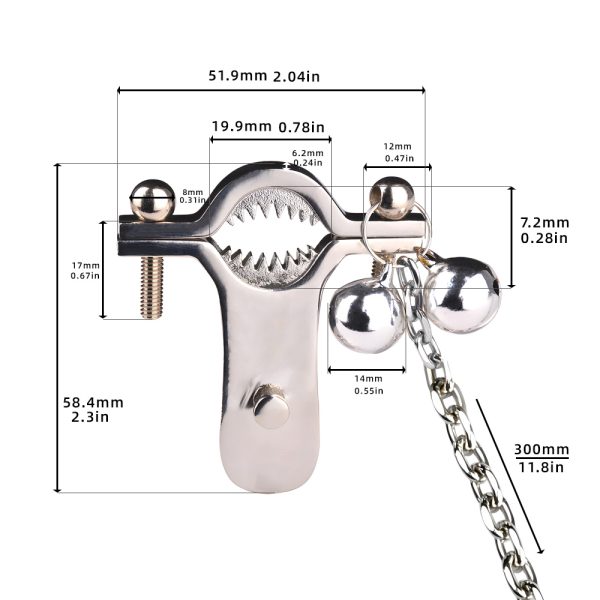 QKKQ-C8010 Psyche Goddess Nipple Clamps - Image 2