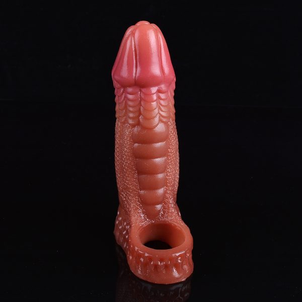 FRRK-301 Silicone Fantasy Penis Sleeve for Men Delay Ejaculation - Image 2