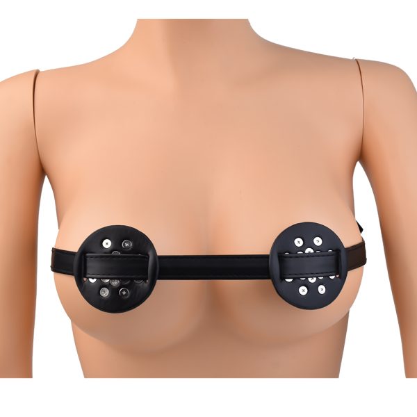 QKKQ-B8088 Psyche Goddess Nipple Clamps Spiked Breast Binder
