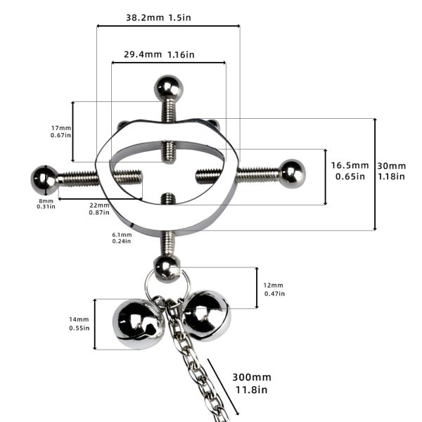 QKKQ-C8002 Psyche Goddess Nipple Clamps - Image 2