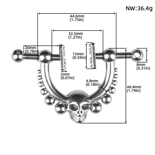 QKKQ-C8030 Nipple Clamps Profound Abyssal Eyes - Image 2