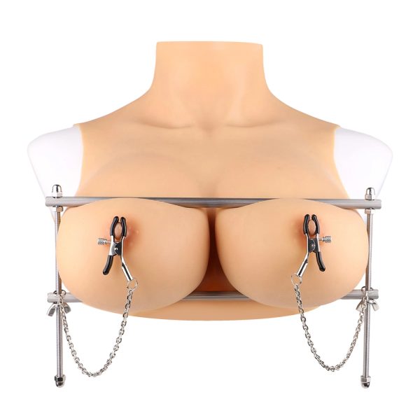 QKKQ-W8157 Sexual Breast Stripe Croco Glam Clamp