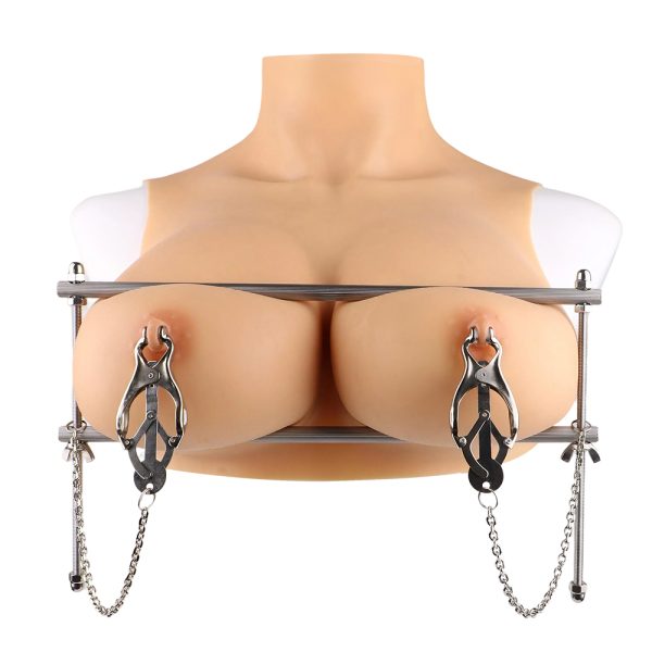 QKKQ-W8158 Sexual Breast Stripe Butterfly Charm Clamp