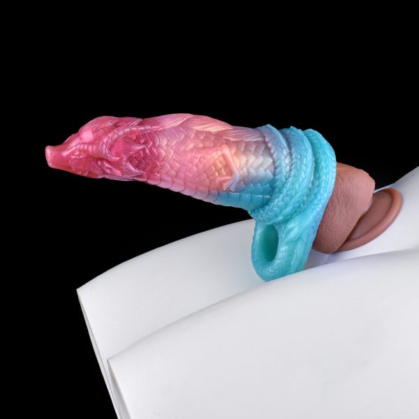 N-HX5138 Kassia Waterproof Fantasy Dick Sleeve for Male Bondage - Image 3