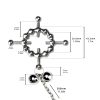 QKKQ-C8004  Nipple Clamps Bone Soft Tendon Nail - Image 2