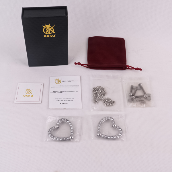 QKKQ-C8046 Nipple Clamps Pearls Into The Hearts - Image 6