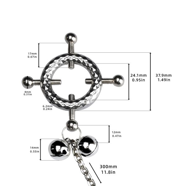QKKQ-C8005 Premium Design Nipple Clips - Image 2