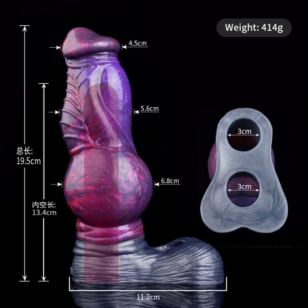 N-PT5149 Heffner Monster Fantasy Dick Sleeve for Male Bondage - Image 2