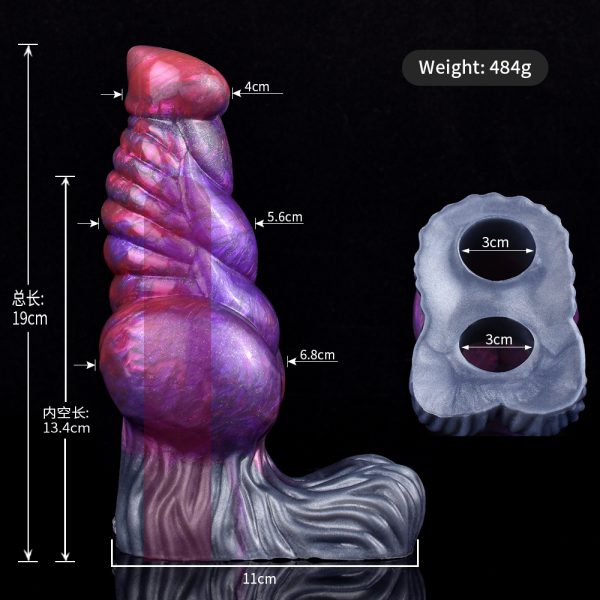 N-PT5150 Hovick Monster Fantasy Penis Sleeve for Male Sex - Image 5