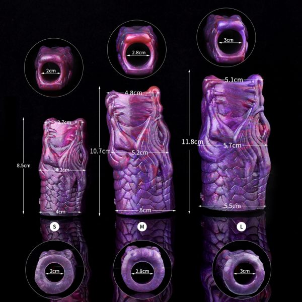 N-PT5155 Albury Dragon Fantasy Penis Sleeve Bondage for Men Sex - Image 5
