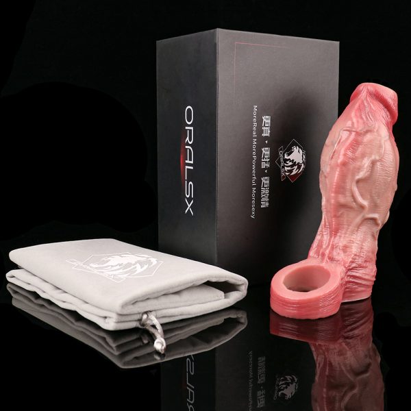 OS-ADL5038 Hammurabi Realistic Dick Sleeve for Men Sex Game - Image 2