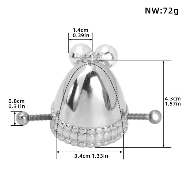QKKQ-C8040 sex toys bondage nipple clamps - Image 2