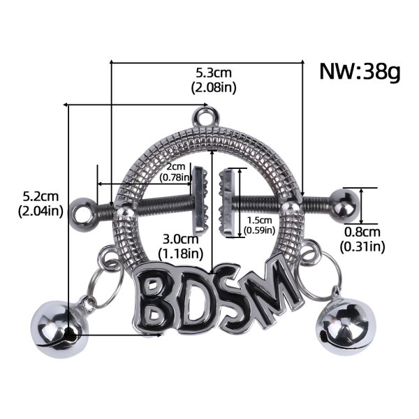 QKKQ-C8056 Nipple Clamps Domain Of BDSM - Image 2