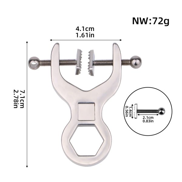 QK-W8057 Nipple Clamps Turn the Universe Wrench - Image 2