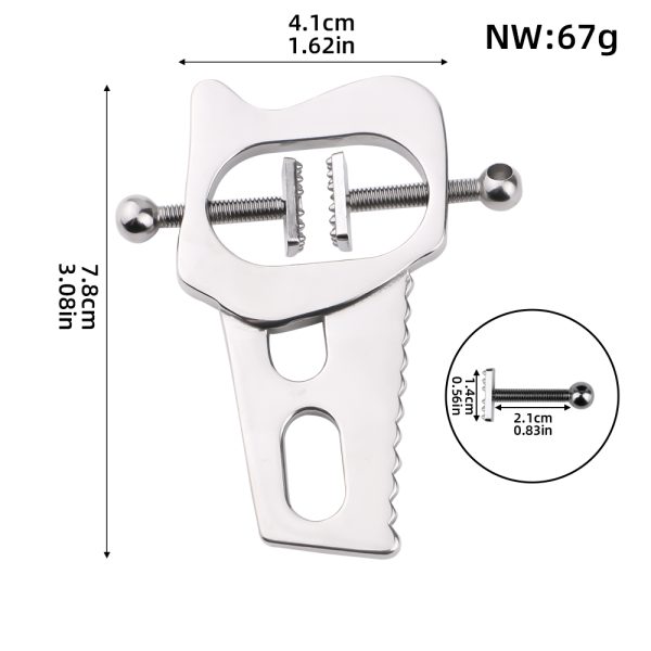 QKKQ-W8063 Nipple Clamps Shadow-Cutting Saw Blade - Image 2