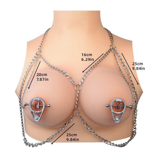 QKKQ-W8064  Nipple Clamps Time-Worn Mechanized Gear - Image 3