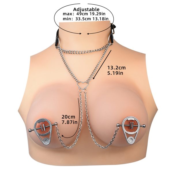 QKKQ-W8064  Nipple Clamps Time-Worn Mechanized Gear - Image 5