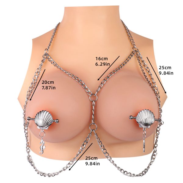 QKKQ-C8070 Nipple Clamps Vast and Shining Shell - Image 3
