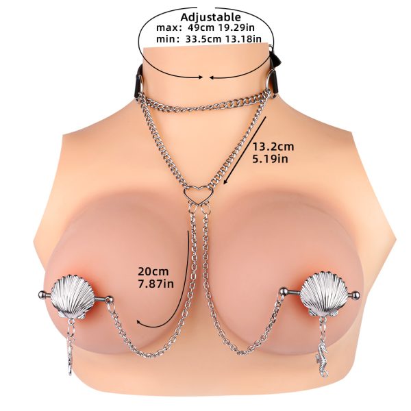 QKKQ-C8070 Nipple Clamps Vast and Shining Shell - Image 5