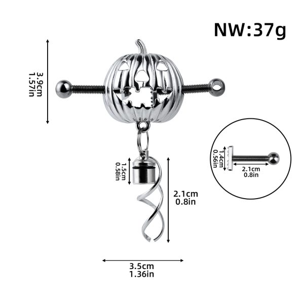 QKKQ-C8073 Nipple Clamps Rhythmic Pumpkin Lantern - Image 2