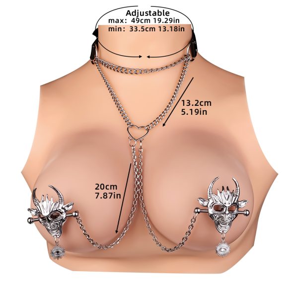 QKKQ-C8075 Nipple Clamps Shining Devil Eyes - Image 5