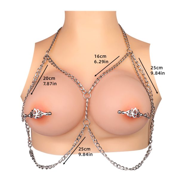 QKKQ-C8076 sm metal bondage corset - Image 3