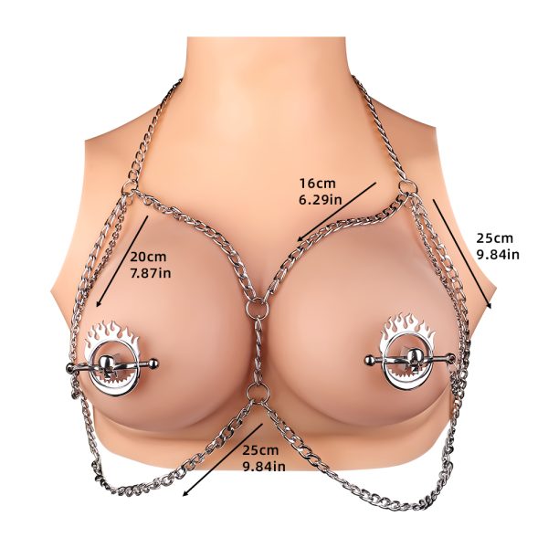 QKKQ-C8079 Nipple Clamps Skull Hellfire - Image 3