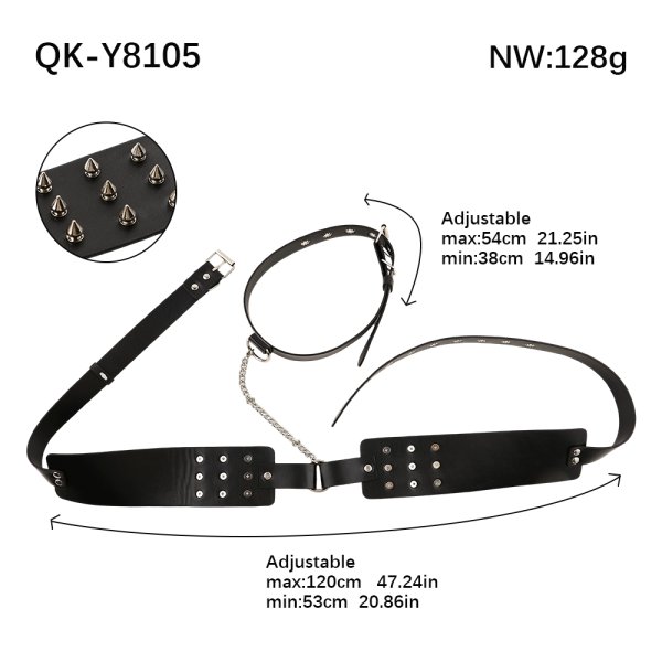 QKKQ-Y8105 Sexual Breast Soul-Piercing Lust Belt - Image 4