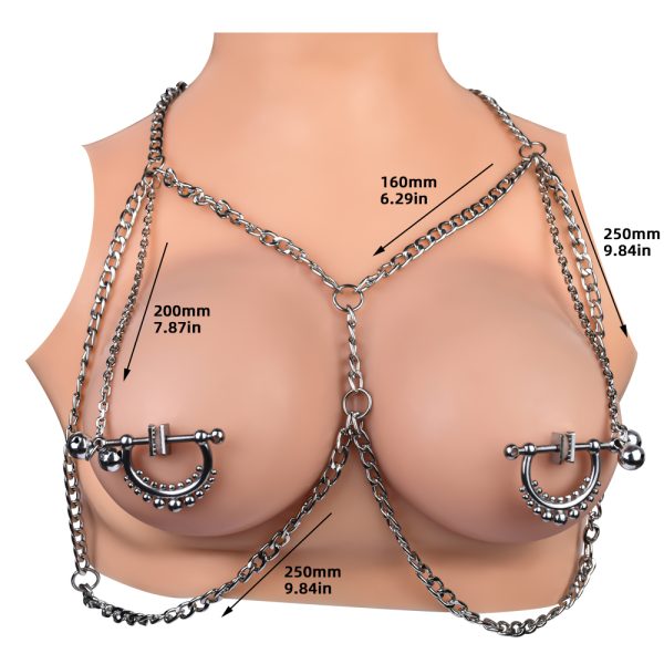 QKKQ-C8023 Nipple Clamps Glistening Spheres - Image 3