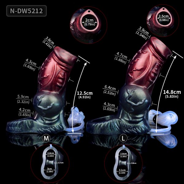 N-DW5212 Dione Fantasy Penis Sleeve for Adult Sexual Game - Image 2