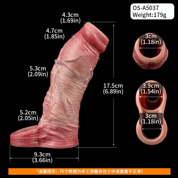 OS-ADL5037 Menes Huge Size Dildo Sleeve for Men Sex Game - Image 7