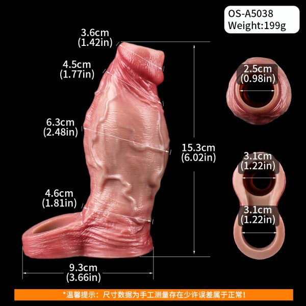 OS-ADL5038 Hammurabi Realistic Dick Sleeve for Men Sex Game - Image 7