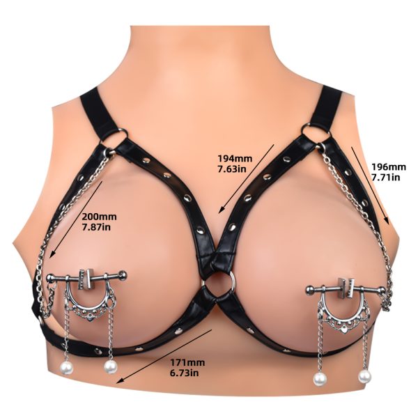 QKKQ-C8022 Nipple Clamps Alluring Intertwining Links - Image 4