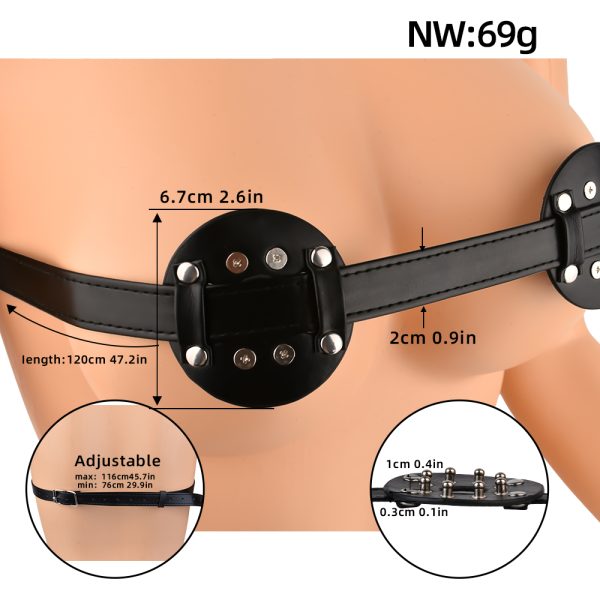 QKKQ-B8089 Nipple Clamps Spiked Breast Binder - Image 2