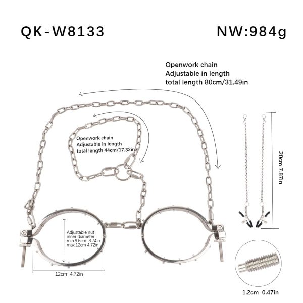 QKKQ-W8133 Sexual Breast Riveted Joygator - Image 4