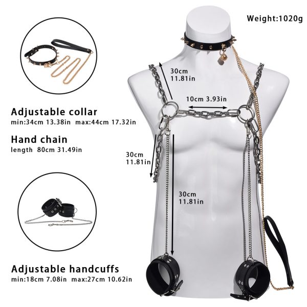 QKKQ-Y8119 Sexual Chest Flame Warhorse Saddle - Image 2