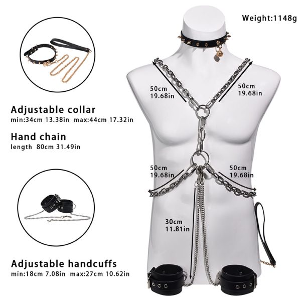 QKKQ-Y8120 Sexual Chest Hardcore Warrior Chain - Image 2