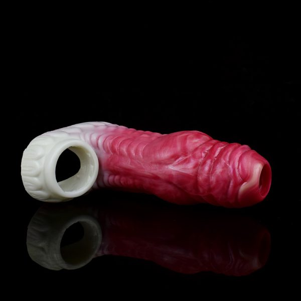 FRRK-302 Silicone Fantasy Dick Sleeve for Male Delay Ejaculation - Image 4