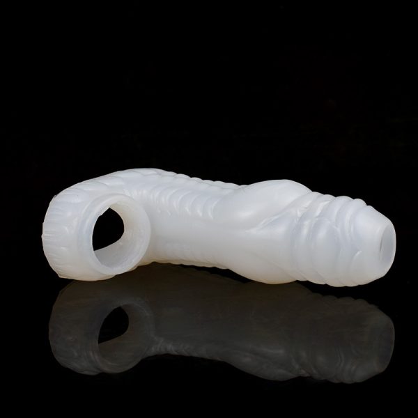FRRK-302 Silicone Fantasy Dick Sleeve for Male Delay Ejaculation - Image 2