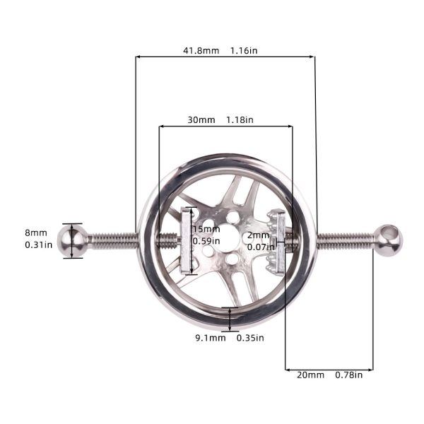 QKKQ-C8011 Lightning Speed  Wheel Nipple Clamps - Image 2