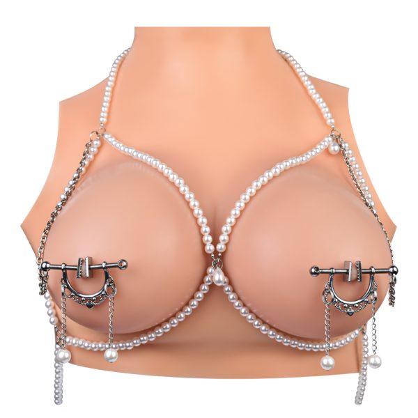 QKKQ-C8022 Nipple Clamps Alluring Intertwining Links