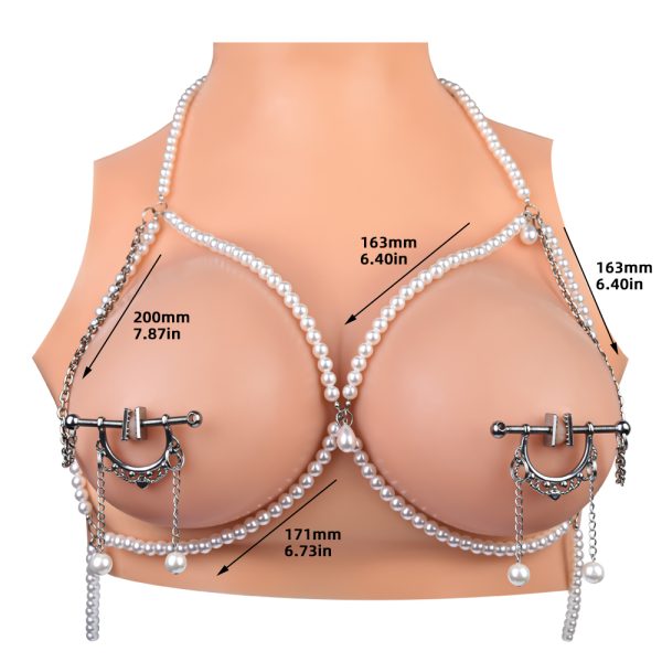 QKKQ-C8022 Nipple Clamps Alluring Intertwining Links - Image 5