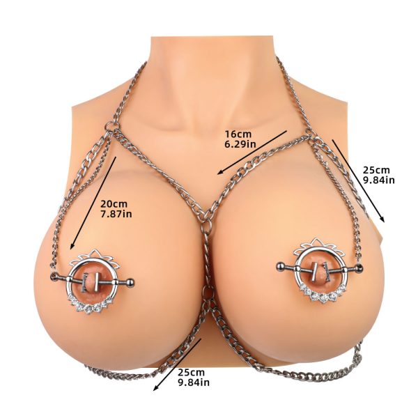 QKKQ-C8081 Nipple Clamps Sparkling Crystal Accessory - Image 3